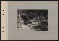 Ravin de Bitry. Abri en deuxième ligne : troupes en réserve de sous-secteur