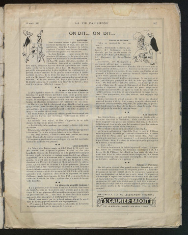 Année 1913 - La Vie parisienne