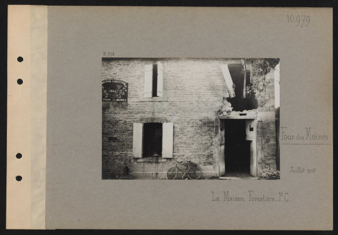 Four des Moines. La Maison Forestière. PC