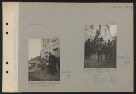 Tracy-le-Val. Drapeau du 85e RI allemand pris par le troisième zouaves