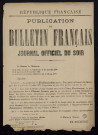 Publication du Bulletin français Journal officiel du soir