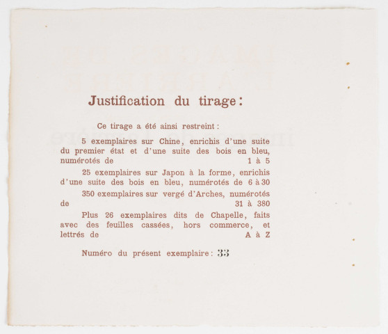 Pages de titre et sommaire