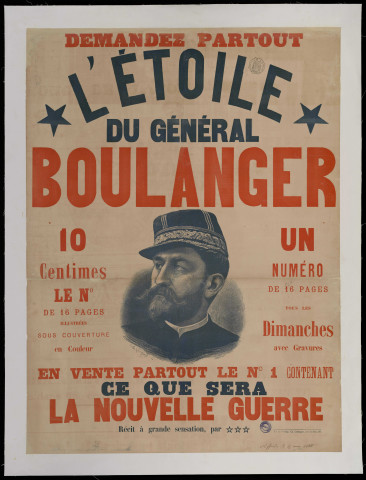 Demandez partout L'Etoile du général Boulanger