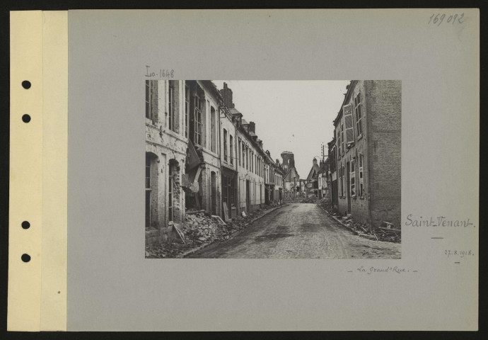 Saint-Venant. La grand' rue