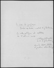 Textes et notes attribués à Jules Prudhommeaux