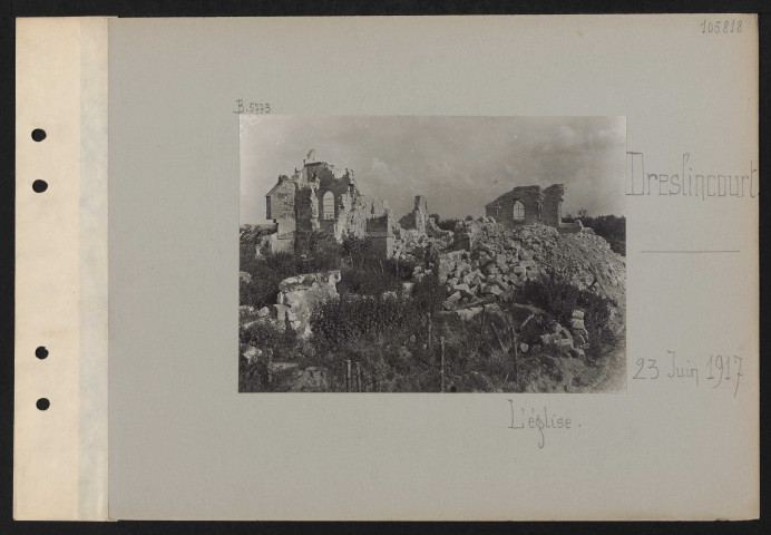 Deslincourt. L'église