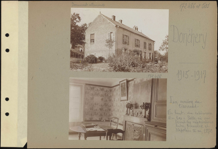 Donchery. La maison du Tisserand. Vue extérieure