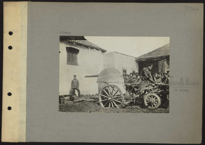 S.l. Tourelle blindée de canon