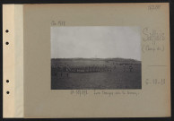 Saffais (camp de). Cf. n° 167898. Les troupes sur le terrain