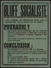 Bluff socialiste : pourquoi?