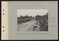 Lagny. Le 14 juillet à Lagny : jeux organisés par le 410e RI : départ d'une course à pied