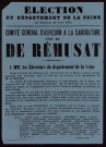 Élection du département de la Seine : Comité général d'adhésion à la candidature de M. de Rémusat