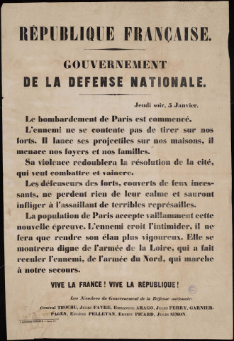 Le bombardement de Paris est commencé…