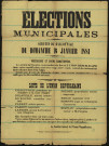 Elections municipales... Scrutin de ballottage : Liste de l'Union républicaine