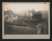 Raid d'avions ennemis sur Paris. Rue Saint-Sauveur