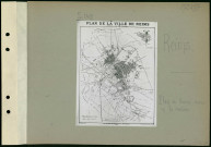 Reims. Plan de Reims divisée en quatre cantons