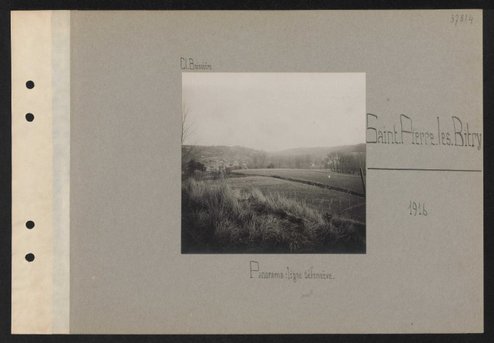 Saint-Pierre-les-Bitry. Panorama : ligne défensive