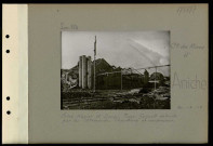 Aniche (Compagnie des mines d'). Entre Wazier et Douai. Fosse Gayant détruite par les Allemands. Chaufferie et compresseur