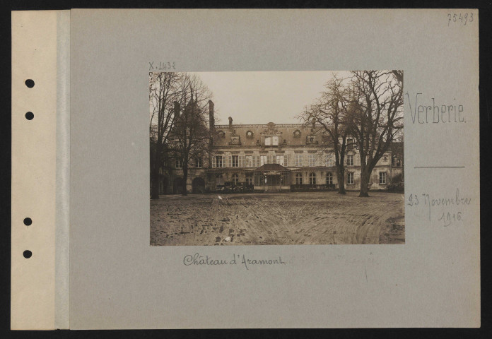 Verberie. Château d'Aramont