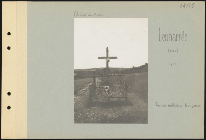 Lenharrée (près). Tombes militaires françaises