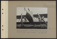 Villacoublay. Camp d'aviation. Avion Letord de bombardement avec deux moteurs de 275 HP