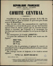 Les pouvoirs militaires de Paris sont remis aux délégués : Brunel, Eudes, Duval