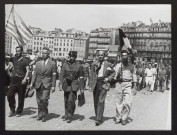 Marseille, 29 août 1944. Manifestation de la liberté, après la libération de la ville