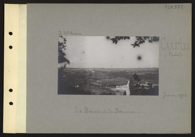 Curlu (près). La boucle de la Somme