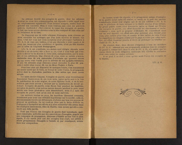 Année 1919 - Bulletin mensuel de l'Union des aveugles de guerre et journal des soldats blessés aux yeux