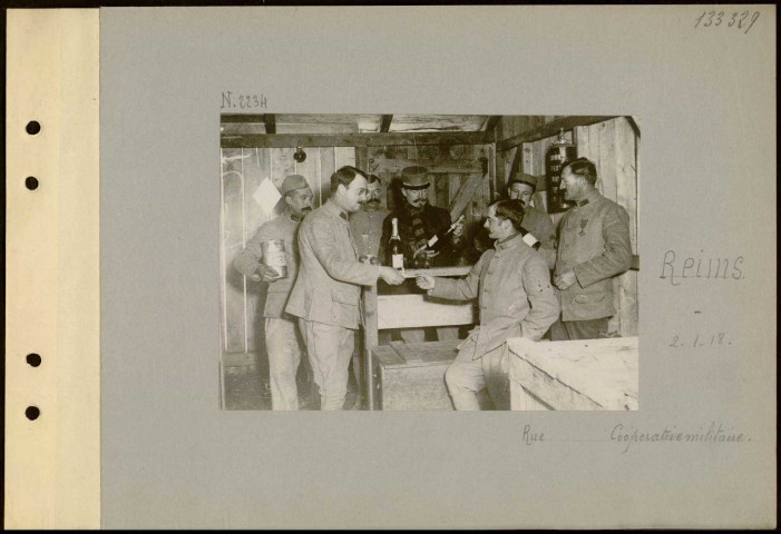 Reims. Rue ? Coopérative militaire
