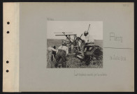 Rémy. La moisson assurée par les soldats