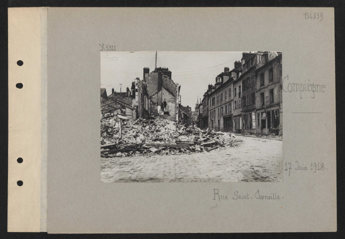 Compiègne. Rue Saint-Corneille