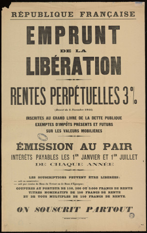 Emprunt de la libération