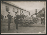 Fabrication d'obus à Saint-Etienne-du-Rouvray (Seine inférieure)