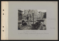 Ourscamp. La filature de l'abbaye : la salle de bobinage volontairement détruite par les Allemands