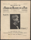 Année 1931. Bulletin de l'Union des blessés de la face "Les Gueules cassées"