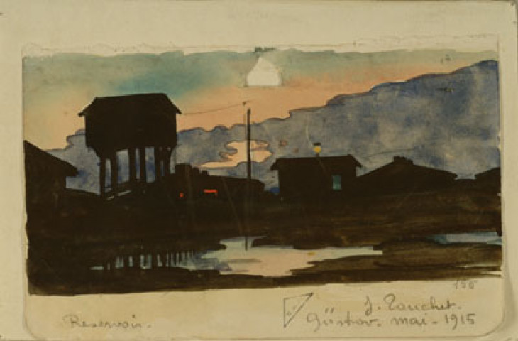 Réservoir. Gûstrov, mai 1915