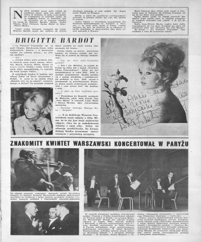 Tygodnik Polski (1965; n°1-52); (1966; n°1)  Autre titre : La semaine polonaise