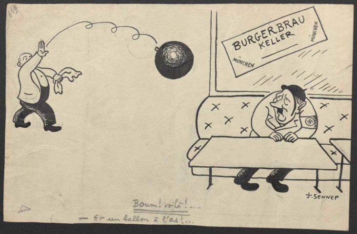 (Fonds Sennep. Dessins de presse. Paris Soir 1939 et 1940)