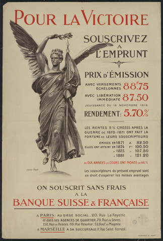 Pour la victoire : souscrivez à l'emprunt