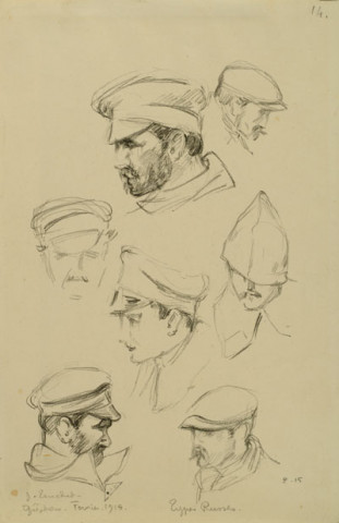 Types russes. Güstrov, février 1915