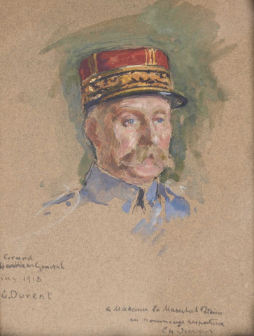 Grand Quartier Général, 1918Sous-Titre : [Portrait du Général Pétain]