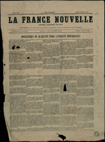 La France Nouvelle No 62