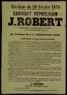 Aux électeurs de la 2me circonscription d'Autun : J. Robert, candidat républicain