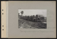 Crépy-en-Valois. Train régimentaire destiné aux troupes américaines