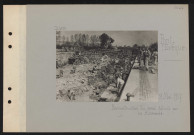 Pont-l'Évêque. Reconstruction du canal détruit par les Allemands