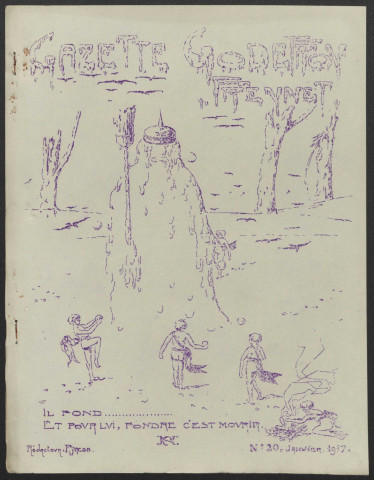 Gazette de l'atelier Godefroy-Freynet - Année 1917 fascicule 20-31