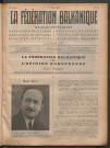 Mars 1926 - La Fédération balkanique