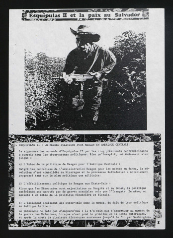 Bulletin mensuel d'information de la représentation du FDR-FMLN - 1988