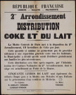 Distribution du coke et du lait